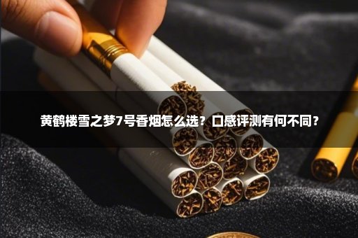 黄鹤楼雪之梦7号香烟怎么选？口感评测有何不同？